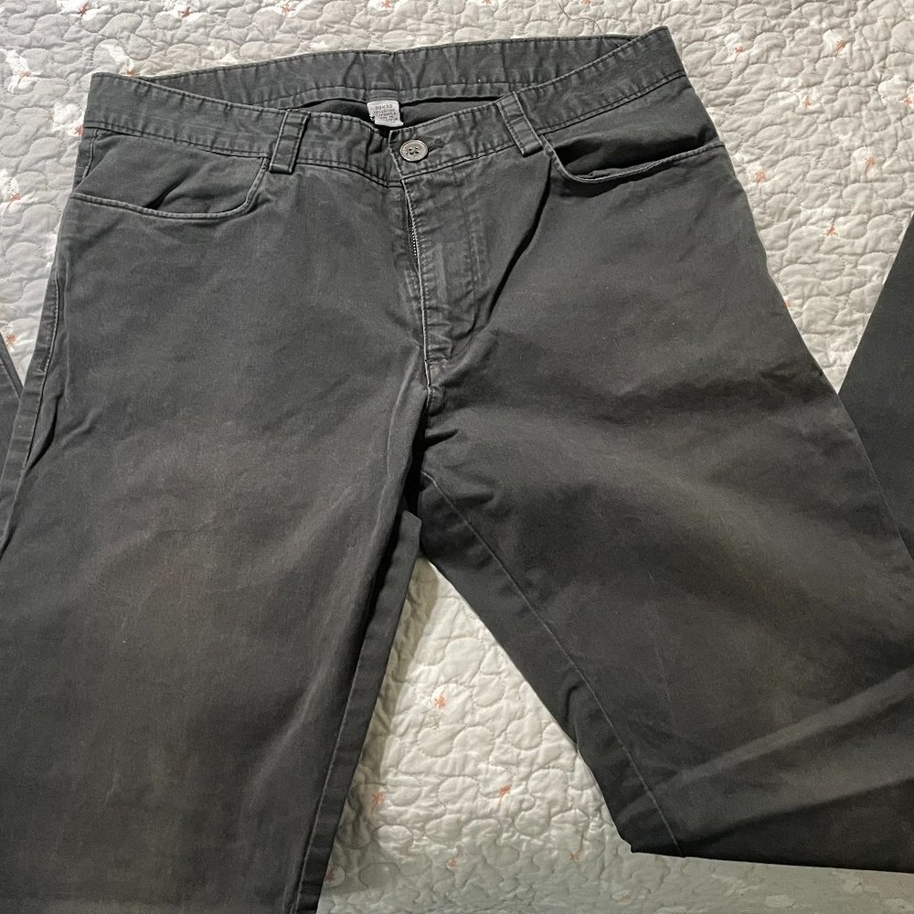 Calvin Klein Vintage Wash Black Cotton Trousers / Jeans 30 x 32 Great Condition